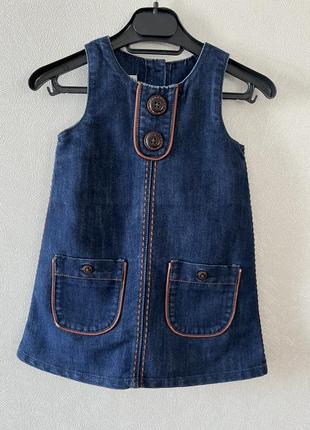 Сарафан джинс 12-18 мес (86р)