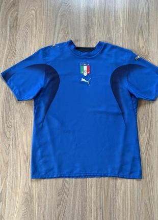 Мужская тренировочная футбольная джерси puma italy home football shirt 2006