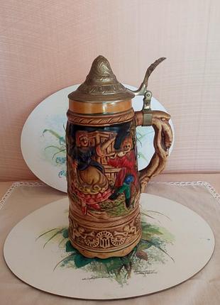 Продам винтажную,музыкальную пивную кружку (япония)