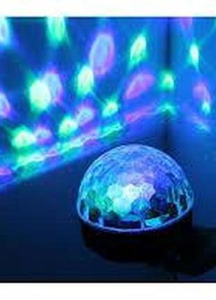 Диско шар mp3 led magic ball light