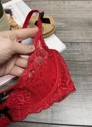 Бра бралетт lovehoney love me lace 1/2 cup bra4 фото