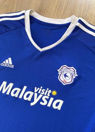 Мужская футбольная спортивная футболка джерси adidas cardiff city 20164 фото