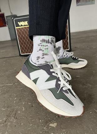 New balance 327 green/white