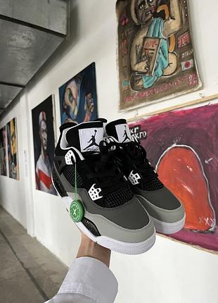 Nike air jordan 4 black/grey