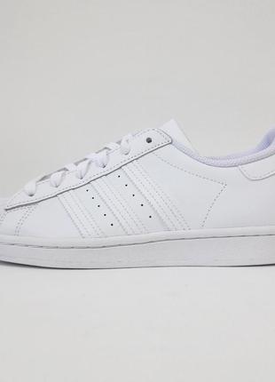 Оригінальні шкіряні кеди adidas superstar w / fv32852 фото