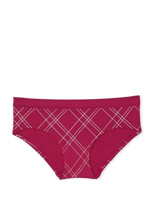 Безшовні трикотажні трусики хіпстері шимер р.хл victoria's secret виктория сикрет вікторія сікрет оригінал