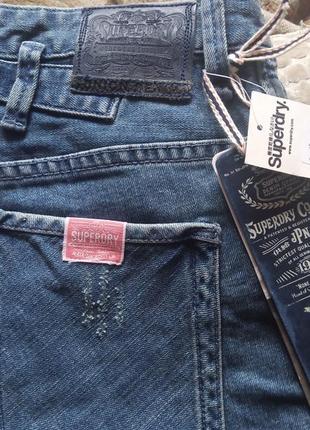 Мужские стильный джинсыsuperdry® vintage. размер: s10 фото