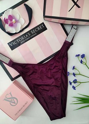 Victoria's secret original xl трусики со стразами бразильянки shine 44 46
