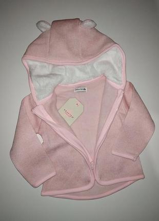 Кардиган кофта crafted с флисовым начесом и капюшоном