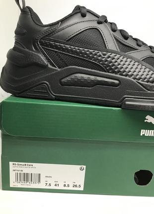 Кроссовки мужские ( оригинал) puma rs-simul 8 core running black 387161 02.4 фото