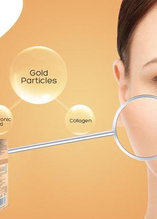 Eva skin clinic gold collagen skin rejuvenating facial serum натуральна омолоджувальна сироватка з4 фото