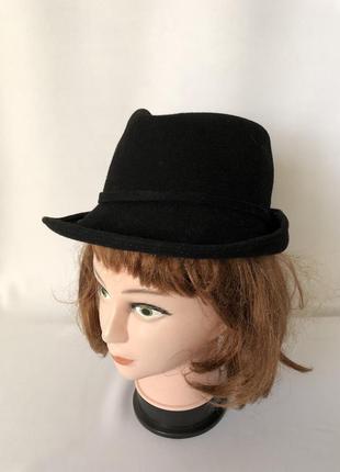 Черная баварская шляпа  из фетра австрия