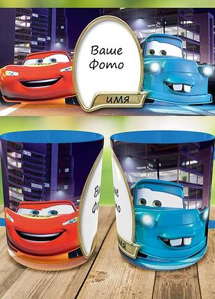 Печать на чашках,кружка с фото "тачки маквин" кружка на подарок,чашка с вашим фото