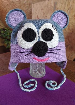 Шапка "мишка" handmade