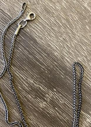 Серебряная цепочка (плетение спига)4 фото