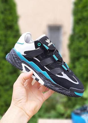 Adidas niteball чорні із зеленим