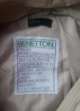 United colors of benetton пальто пуховик5 фото
