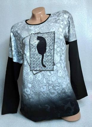 54-56 р женская нарядная кофта/блуза большой размер дешево2 фото
