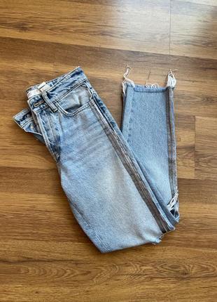 Джинси zara, штани, брюки, джинсы, штаны, рваные джинсы2 фото
