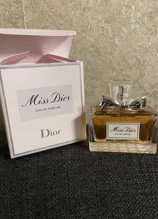 Парфуми miss dior оригінал 50 мл5 фото