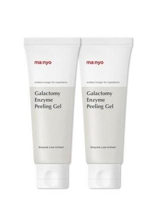 Ензимний пілінг-скатка з галактомісом manyo factory galactomy peeling gel, 75 мл2 фото