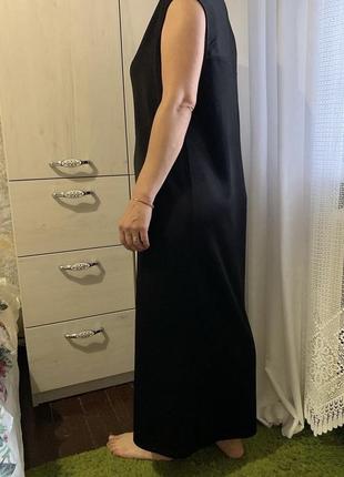 Платье миди черное2 фото
