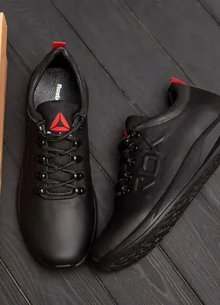 Чоловічі шкіряні кросівки в стилі reebok