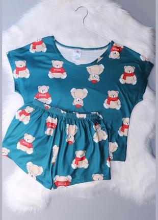 Женская пижама шорты и топ