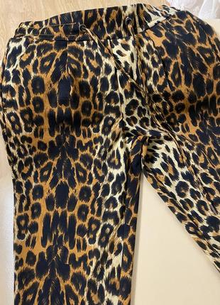 Леопардовые брюки8 фото