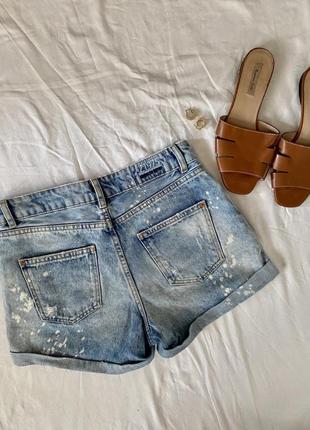 Джинсовые шорты zara 3