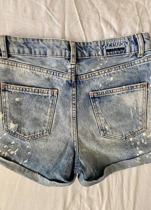 Джинсовые шорты zara 4