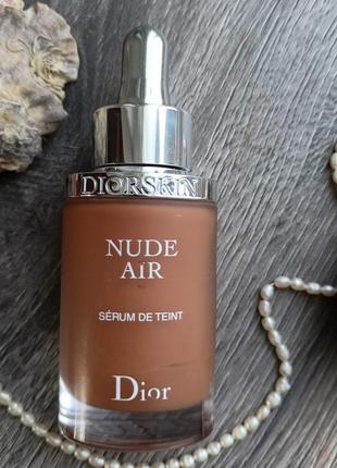 Тональна сироватка dior diorskin nude air foundation serum spf 25 тон 050 dark beige2 фото