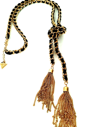 Кольє-чокер guess los angeles goldtone з окантовкою