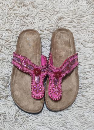 Ортопедичні босоніжки -вєтнамки.розмір 38.в індійському стилі