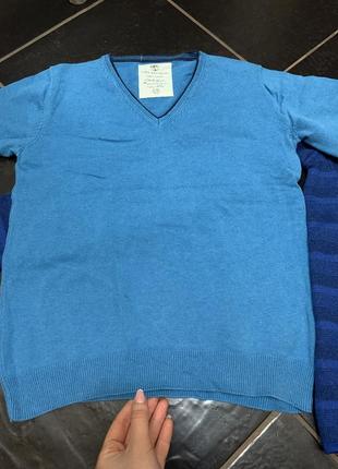Флисовая кофта,синяя кофта на мальчика,зимняя кофта ,голубой джемпер3 фото