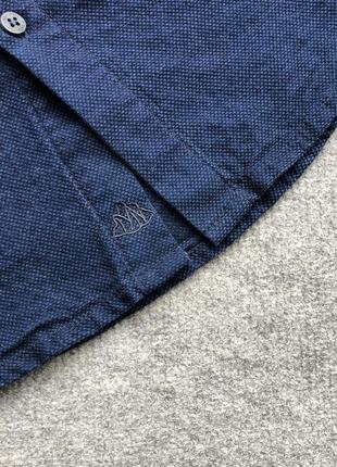 Шикарна сорочка einstoffen cotton shirt blue patagonia4 фото