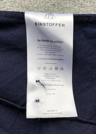 Шикарна сорочка einstoffen cotton shirt blue patagonia7 фото