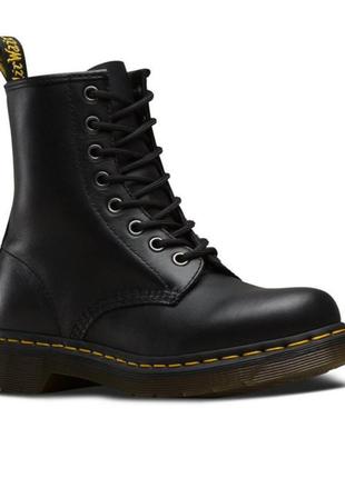 Ботинки берцы мартинсы dr. martens 1460 black nappa мартенсы1 фото