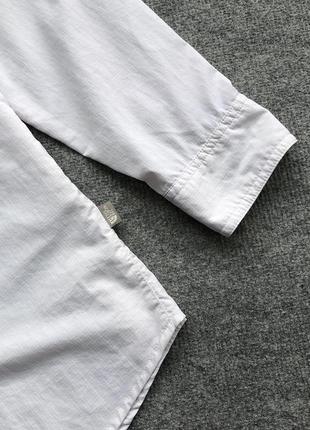 Шикарна сорочка оверширт the north face nylon pocket shirt white3 фото