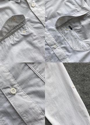 Шикарна сорочка оверширт the north face nylon pocket shirt white5 фото