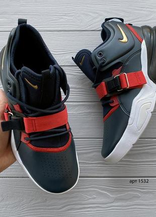 Чоловічі кросівки nike air force 270 navy 42,43,44 мужские кроссовки5 фото