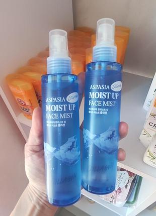 Укрепляющий тоник-мист с коллагеном aspasia moist up face mist collagen 150 ml корея