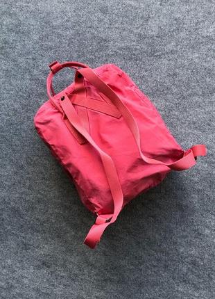 Оригинальный рюкзак, портфель fjallraven kanken classic unisex backpack flamingo pink4 фото