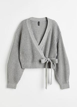 Кардиган серый h&amp;m