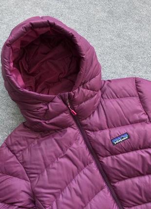 Женская куртка пуховик patagonia w down jacket purple2 фото