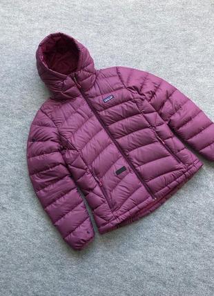 Женская куртка пуховик patagonia w down jacket purple