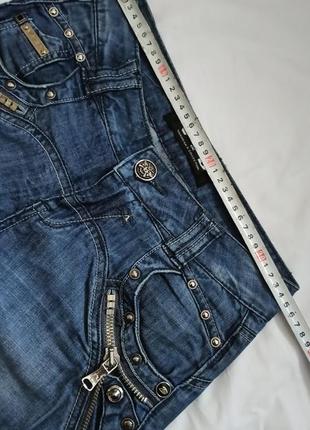 Джинсы с заниженной талией / джинсы с металлическим декором4 фото