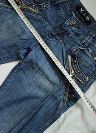 Джинсы с заниженной талией / джинсы с металлическим декором8 фото
