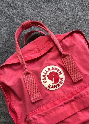Оригинальный рюкзак fjallraven kanken classic unisex backpack flamingo pink3 фото