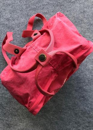 Оригинальный рюкзак fjallraven kanken classic unisex backpack flamingo pink5 фото